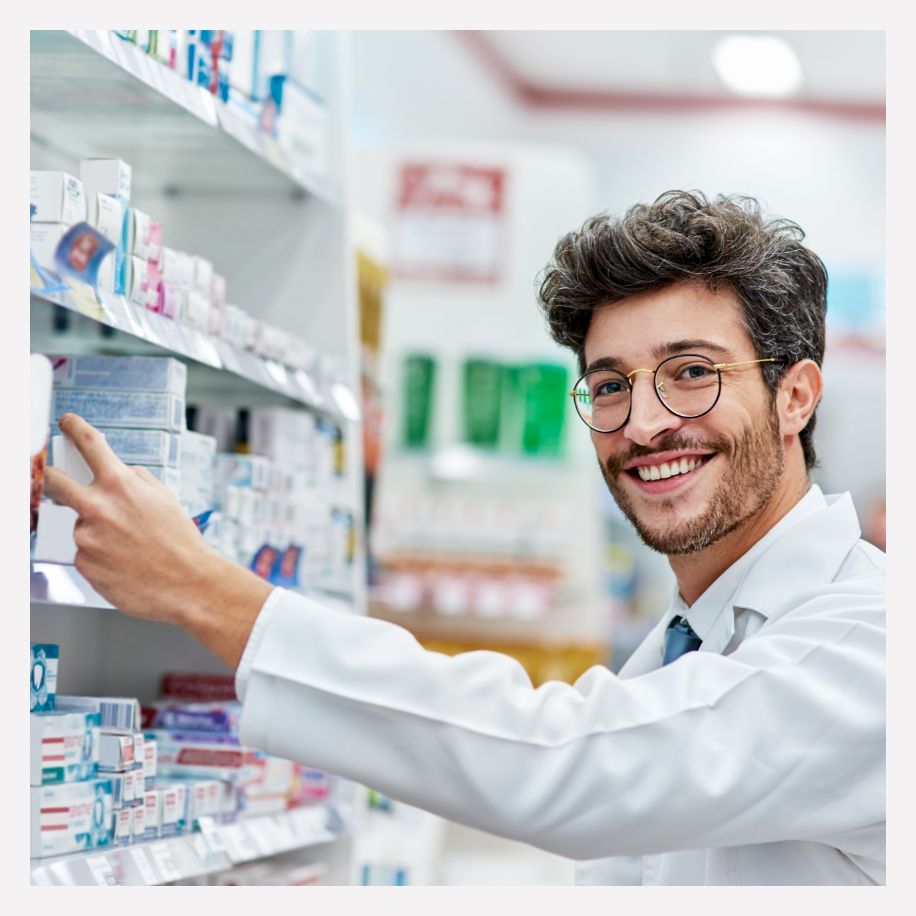 smiling pharmacist